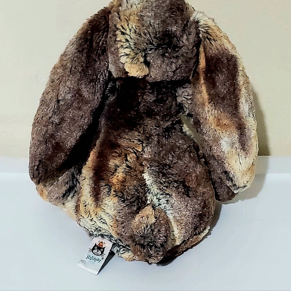 JELLYCAT WOODLAND BABE BUNNY PLUSH. 12" TALL COLLECTIBLE EASTER BUNNY - Picture 6 of 16
